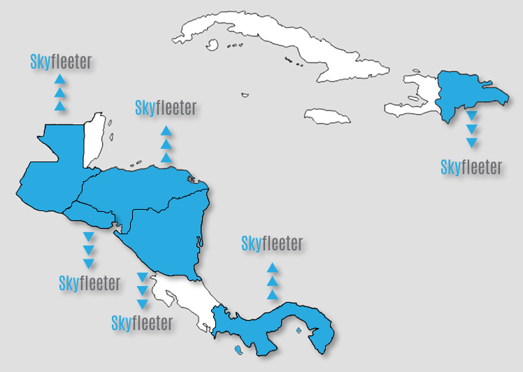 Mapa skyfleeter
